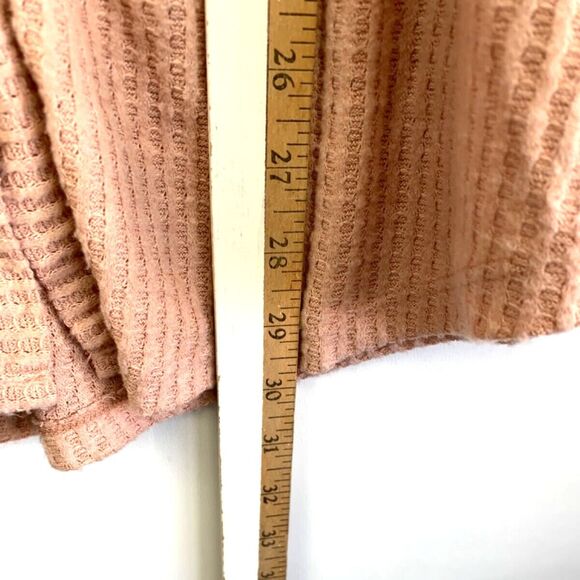 Torrid Women’s Blush Dip-Dye Brushed Waffle Knit Tunic Blouse Pullover Size 0 - Picture 10 of 10